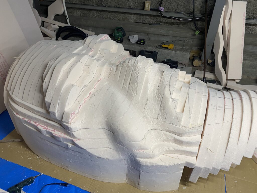 あんがま面制作工程1