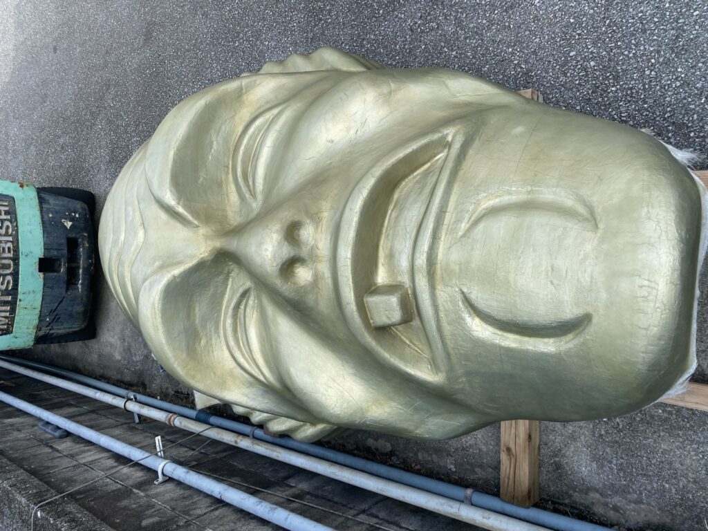 あんがま面制作工程